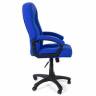 Кресло офисное TetChair СH 888 (Синяя ткань + синяя сетка)