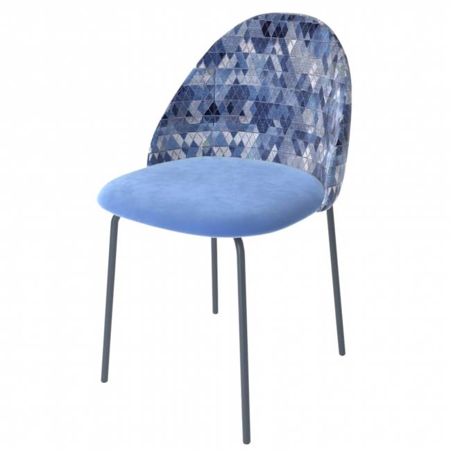 Стул "Монти" металл, ткань 51х55х81,5