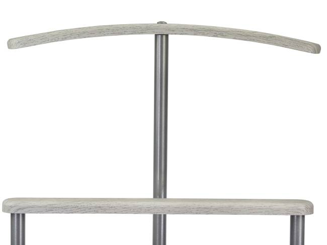 Вешалка костюмная Дэви 1 металлик/дуб дымчатый