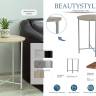 Стол журнальный BeautyStyle 16 дуб дымчатый/черный Стол журнальный BeautyStyle 16 дуб дымчатый/черный