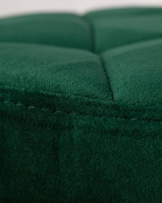 Табурет барный DOBRIN BRUNO, зеленый велюр (MJ9-88)