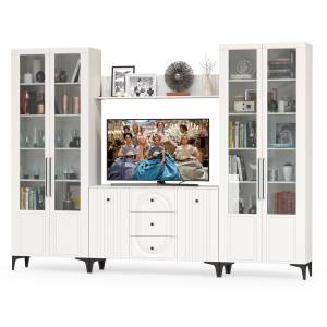 Набор мебели для гостиной Валенсия № 102 цвет белый шагрень