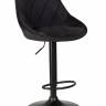 Стул барный DOBRIN LOGAN BLACK, черный велюр (MJ9-101)
