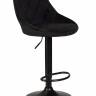 Стул барный DOBRIN LOGAN BLACK, черный велюр (MJ9-101)