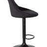 Стул барный DOBRIN LOGAN BLACK, черный велюр (MJ9-101)