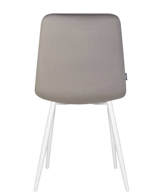 Стул обеденный DOBRIN CHILLY, Темно-серый Holland 18, основание белое