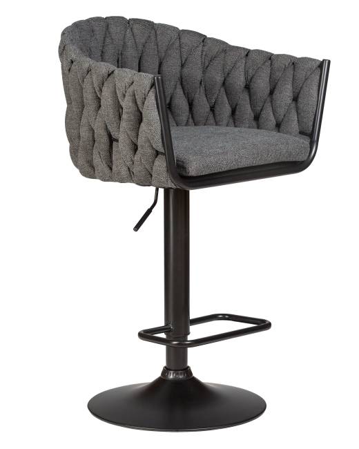 Набор 2 шт Стул барный DOBRIN LEON, графитовая ткань (LAR-275-21)