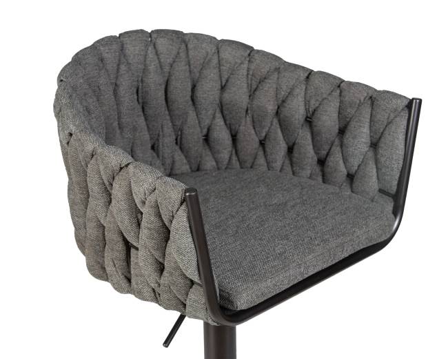 Набор 2 шт Стул барный DOBRIN LEON, графитовая ткань (LAR-275-21)