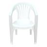 Кресло пластиковое Эфес, белый