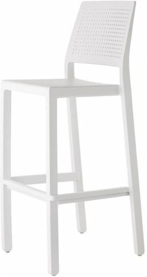 Стул барный пластиковый Emi лен 475х485х1085 мм