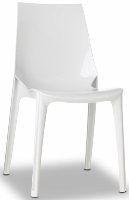 Стул пластиковый Vanity белый 550х490х880 мм