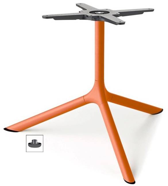 Подстолье металлическое Tripe Maxi терракотовый Ø790х500 мм