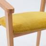 Стул-кресло Челси ПМ натур/жёлтый