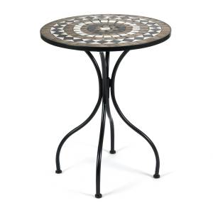 Стол Secret de Maison ROMEO (mod. PL08-7451RV) металл, 60*72см, черный /плитка "калейдоскоп" черный /плитка "калейдоскоп" металл