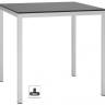 Стол ламинированный обеденный Mirto белый, антрацит 790х790х750 мм