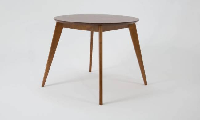 Стол Сканди К 90 орех со стульями Ингольф орех