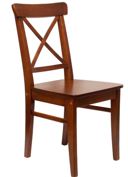 Стол Сканди К 90 орех со стульями Ингольф орех