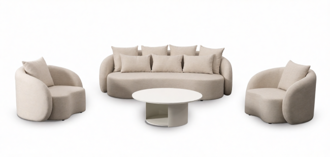 Комплект мягкой мебели Cosy конопляный