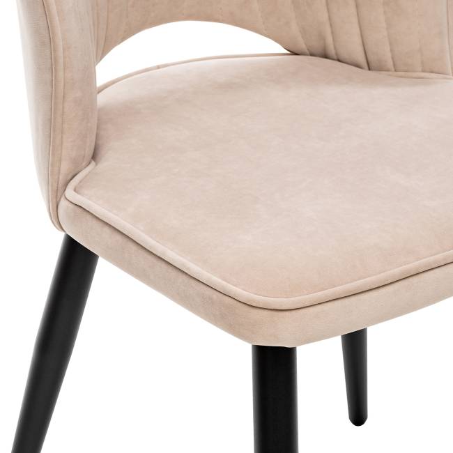 Стул Leset Арман Бежевый Чёрный Стул Leset Арман Бежевый Чёрный