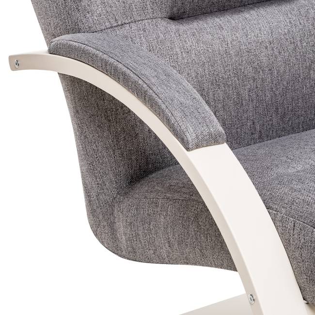 Кресло Leset Монэ Слоновая кость Malmo 90 (серый) Кресло Leset Монэ Слоновая кость Malmo 90 (серый)