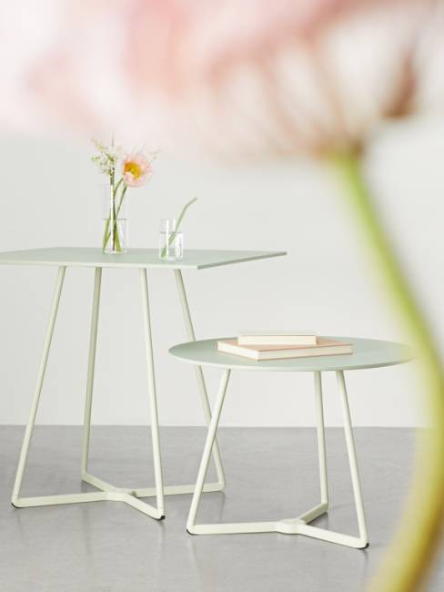 Подстолье металлическое Atomo зеленый шалфей Ø600х500 мм