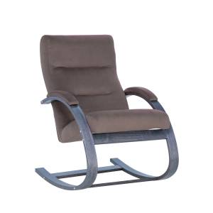 Кресло-качалка Leset Милано Венге текстура V23 молочный шоколад