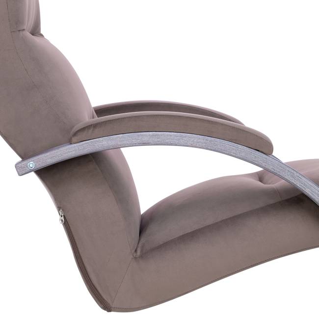 Кресло-качалка Leset Милано Венге текстура V23 молочный шоколад