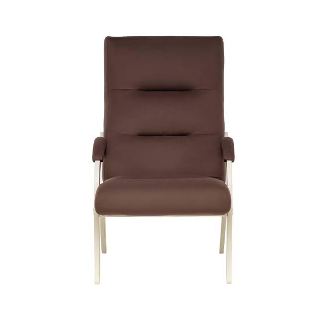 Кресло Leset Дэми Слоновая кость V23 молочный шоколад