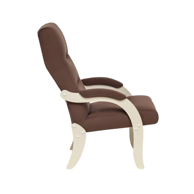 Кресло Leset Дэми Слоновая кость V23 молочный шоколад