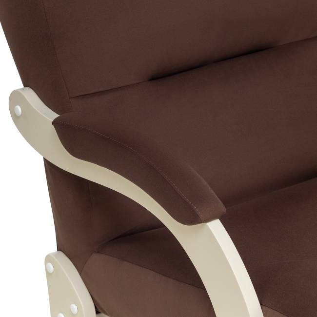 Кресло Leset Дэми Слоновая кость V23 молочный шоколад