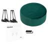 Пуф Leset Кома, велюр Зелёный Зеленый Черный