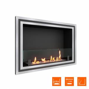 Биокамин встраиваемый SteelHeat ONE-D 800 (Стекло)