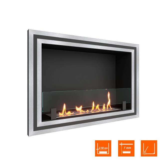 Биокамин встраиваемый SteelHeat ONE-D 800 (Стекло)