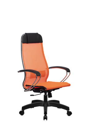 Кресло МЕТТА-12(MPRU)/подл.131/осн.001, оранжевый
