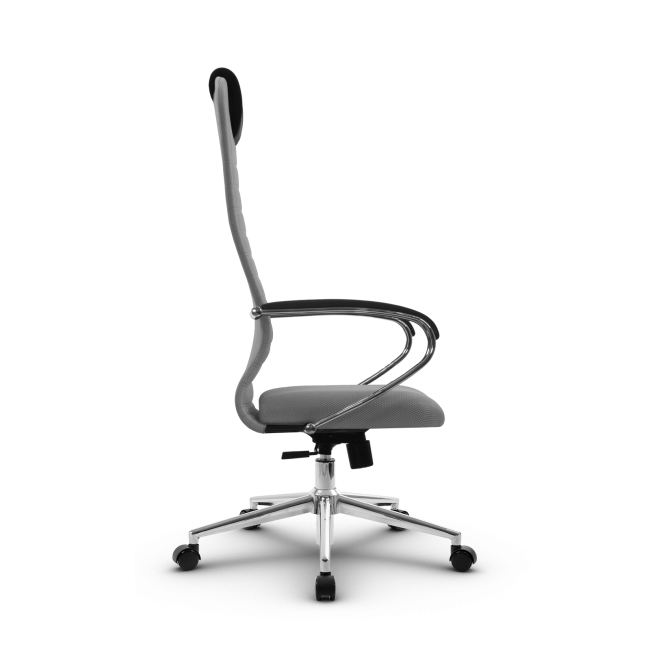 Кресло SU-B-10/подл.131/осн.009, светло-серый/светло-серый