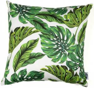 Подушка декоративная Passepartout тропический принт 480х500х160 мм