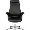 Кресло офисное / York / черная кожа / алюминевая база Кресло офисное / York / черная кожа / алюминевая база