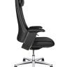 Кресло офисное / York / черная кожа / алюминевая база Кресло офисное / York / черная кожа / алюминевая база
