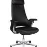 Кресло офисное / York / черная кожа / алюминевая база Кресло офисное / York / черная кожа / алюминевая база
