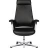 Кресло офисное / York / черная кожа / алюминевая база Кресло офисное / York / черная кожа / алюминевая база