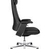 Кресло офисное / York / черная кожа / алюминевая база Кресло офисное / York / черная кожа / алюминевая база