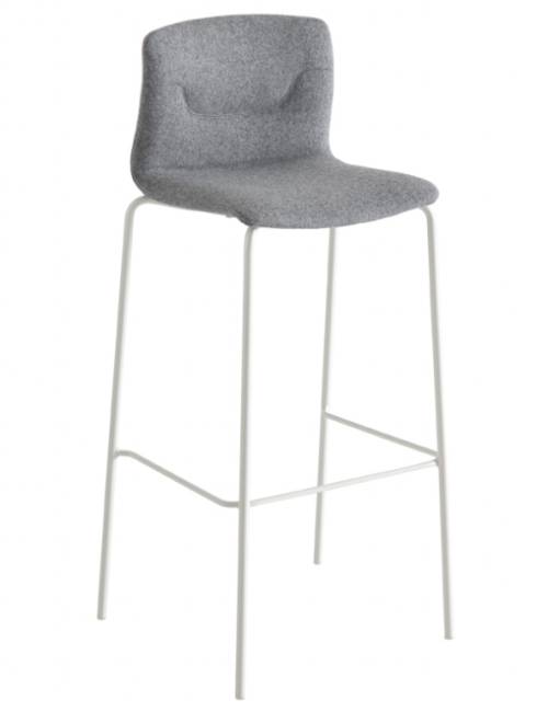 Стул барный с обивкой Slot 78 450х450х1070 мм