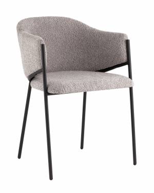 Стул Brace букле серый