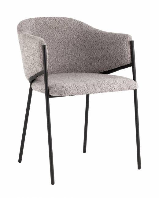 Стул Brace букле серый