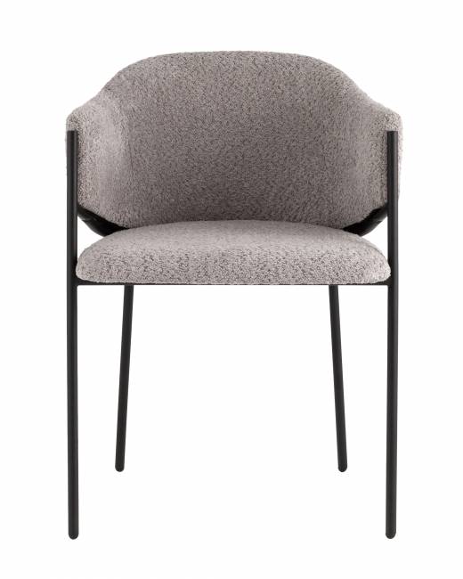 Стул Brace букле серый