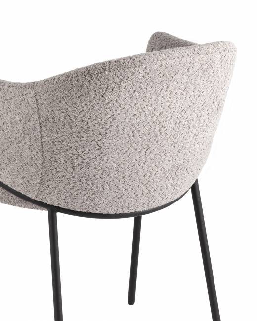 Стул Brace букле серый