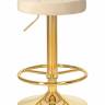 Табурет барный DOBRIN BRUNO GOLD, бежевый велюр (MJ9-10)