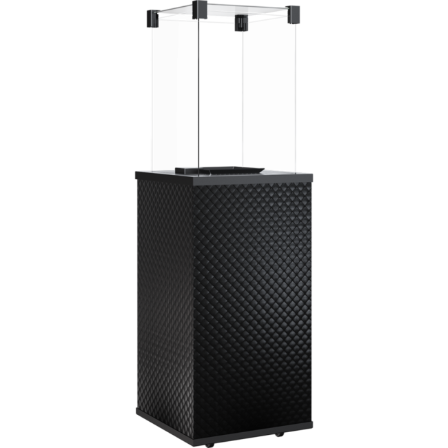 Нагреватель газовый PATIO/MINI/G31/37MBAR/CZ/P - черное стекло, тиснение, пульт