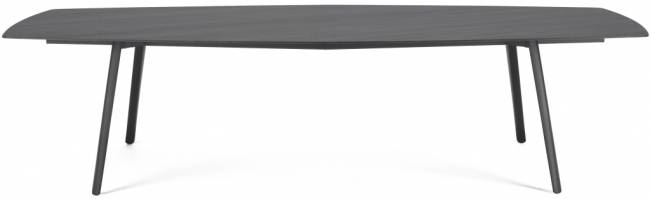 Стол ламинированный Squid черный, сланец 2990х1290х730 мм