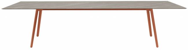 Стол ламинированный Squid терракотовый, камень 2990х1200х730 мм